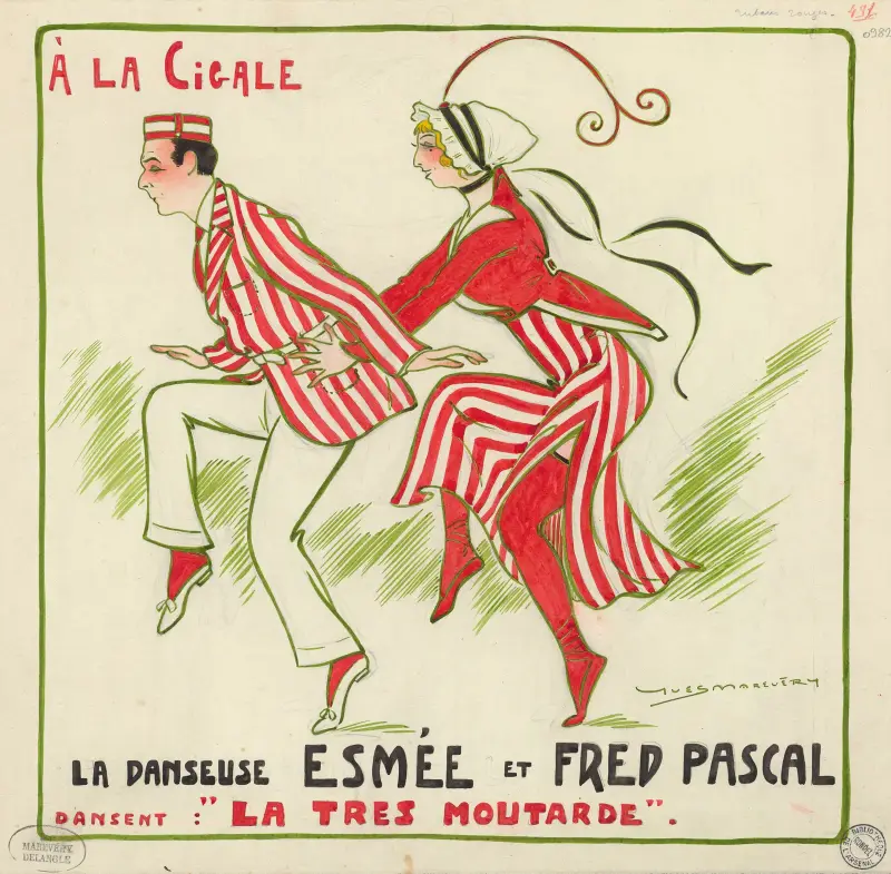 Esmée et Fred Pascal dans ‘La très moutarde’ de Rip et Bousquet av Yves Marevéry