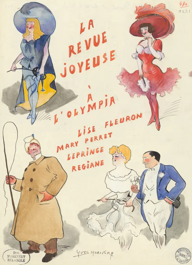 La revue joyeuse de Charles Quinel et Henry Moreau av Yves Marevéry