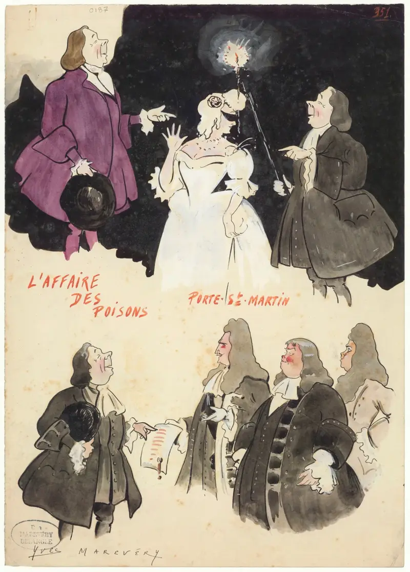 Die Giftmordaffäre, historisches Drama von Victorien Sardou von Yves Marevéry