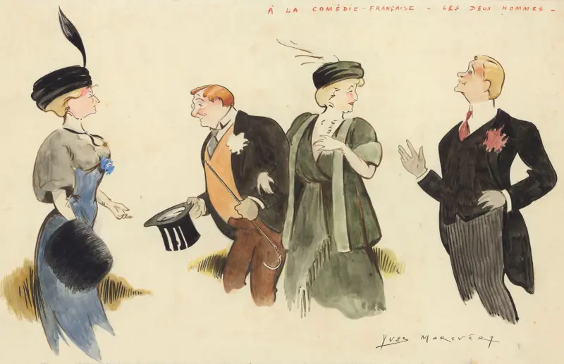 De två männen av Alfred Capus av Yves Marevéry
