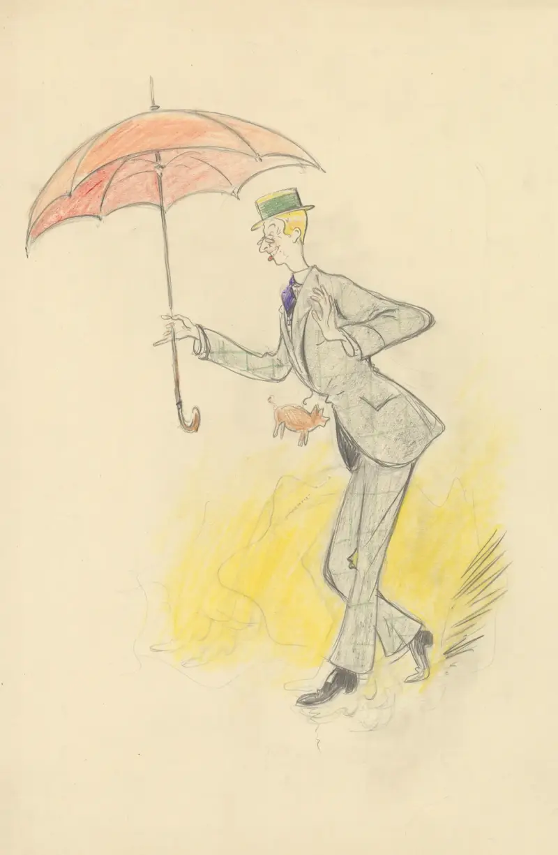 Paul Ardot dans ‘La divorcée’ de Victor Léon, 1911 – nr 1 av Yves Marevéry