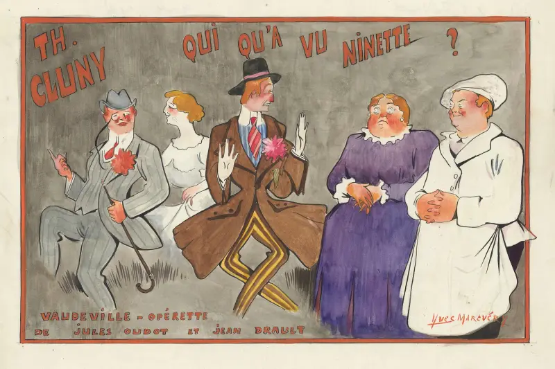 Vem har sett Ninette av Jules Oudot och Jean Drault av Yves Marevéry