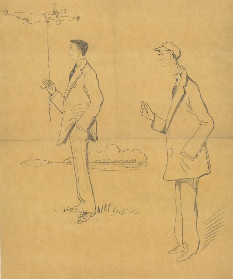 Robert Esnault-Pelterie et Wilbur Wright av Yves Marevéry