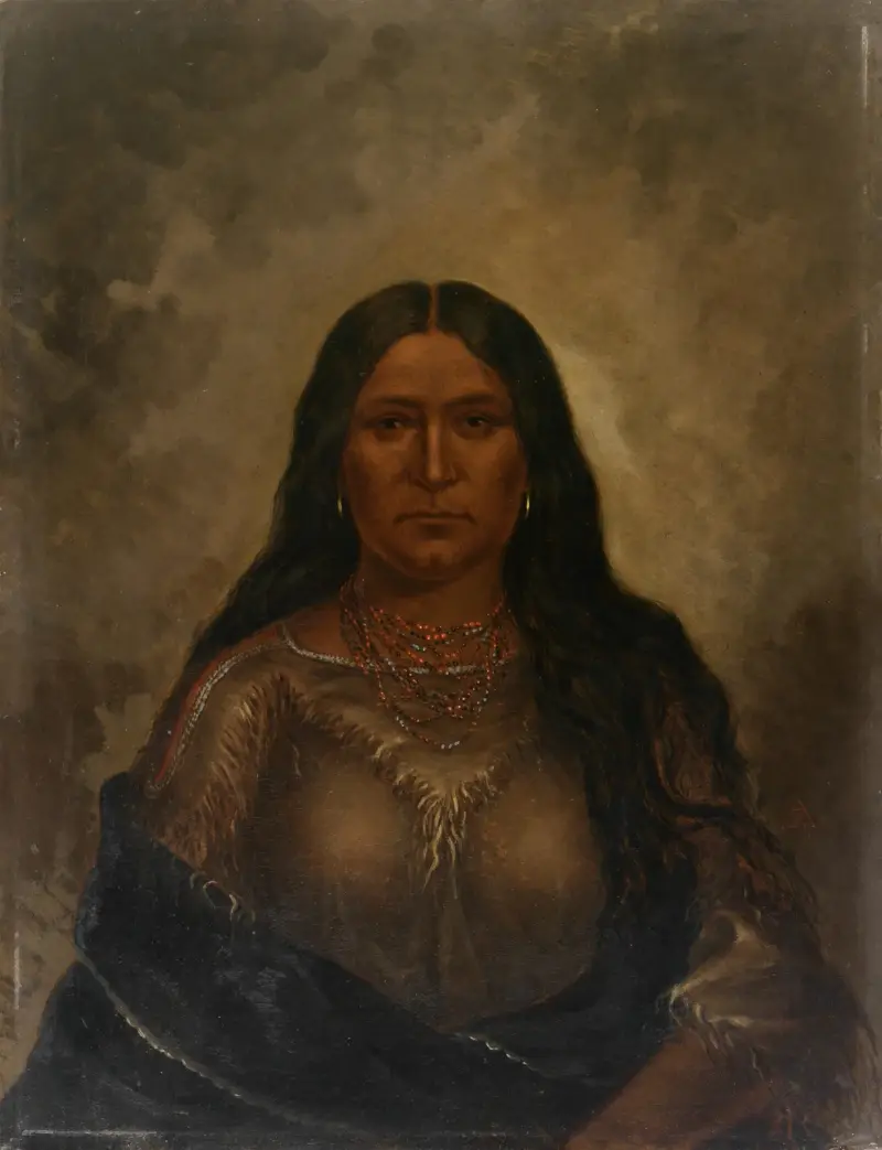 Chan-ku-wash-te-mine (Good Road Woman) av Antonio Zeno Shindler