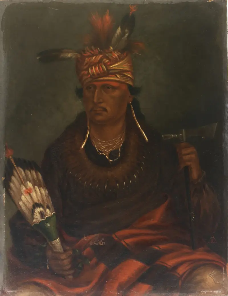 Chetan-woa-kutoa-mang (The Hawk Who Hunts Walking) av Antonio Zeno Shindler