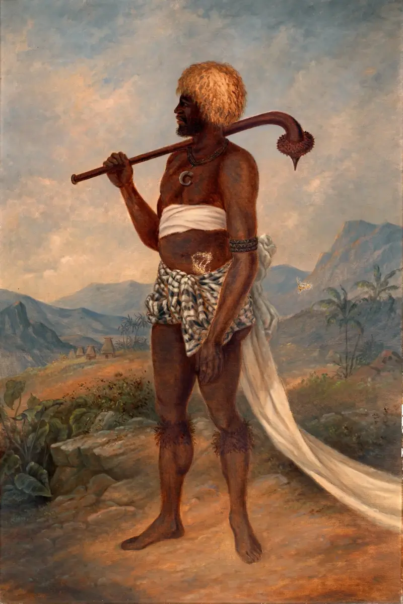 Fijian Man av Antonio Zeno Shindler