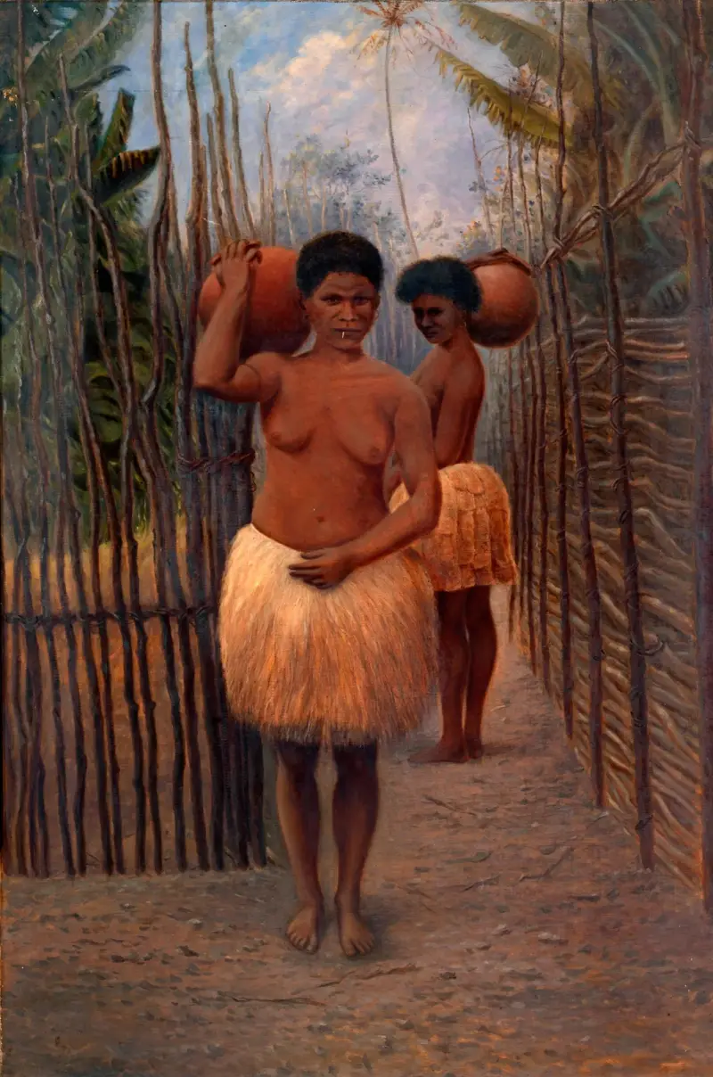 Papuan Women av Antonio Zeno Shindler