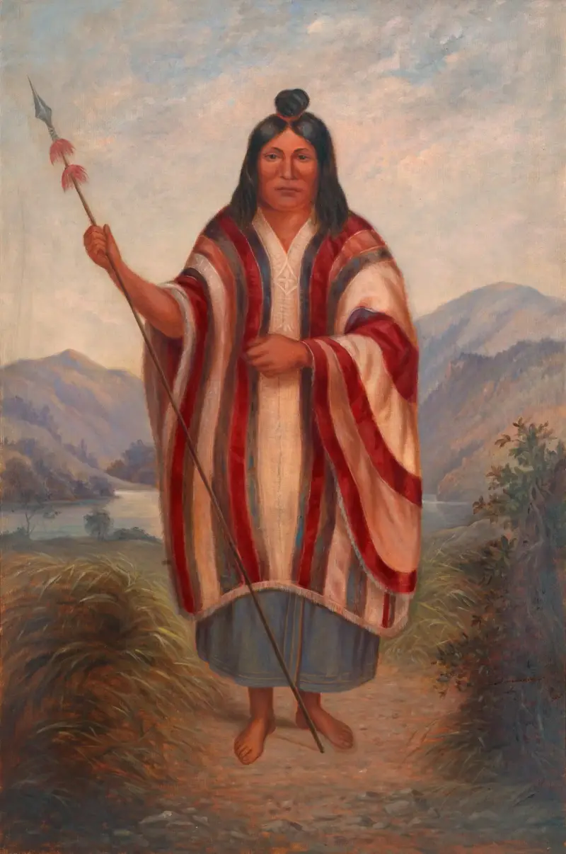 Peruanischer Indianer von Antonio Zeno Shindler