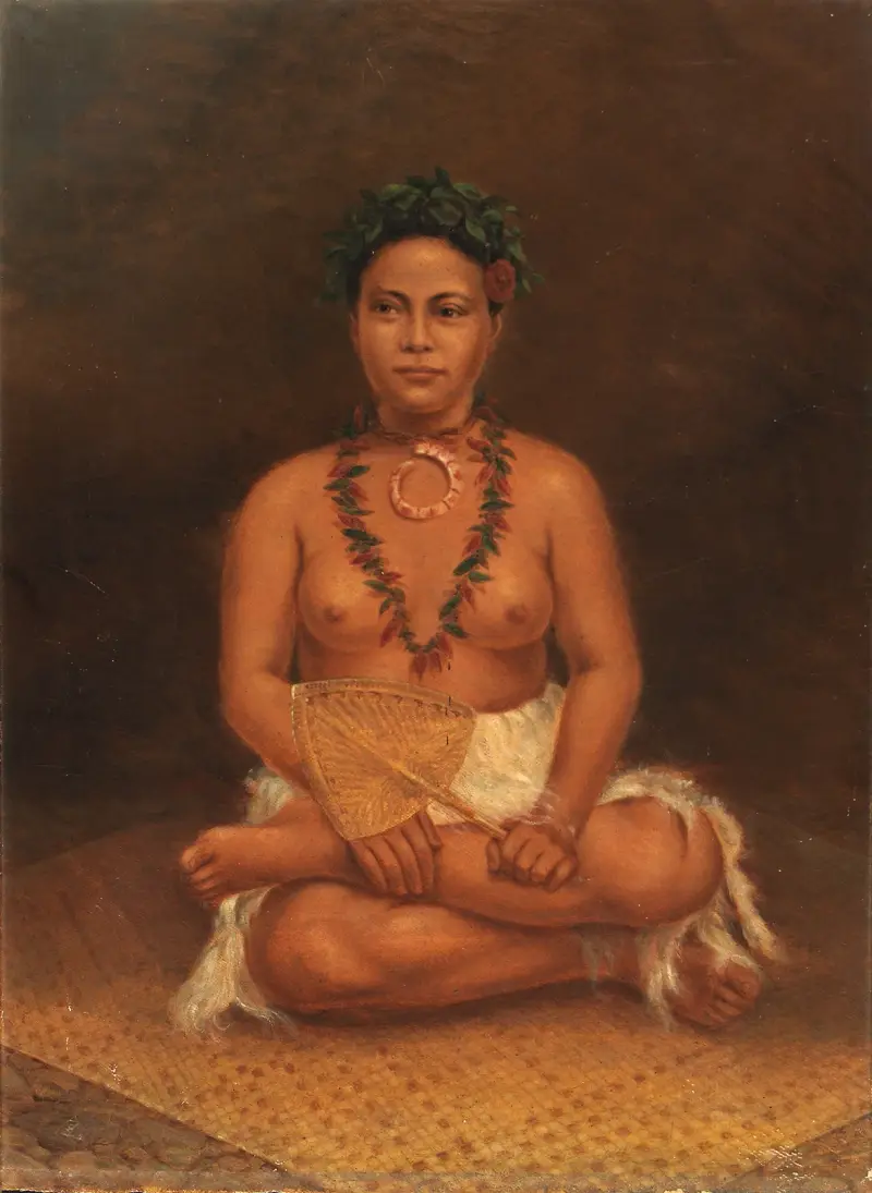Samoan Woman, 1890 av Antonio Zeno Shindler