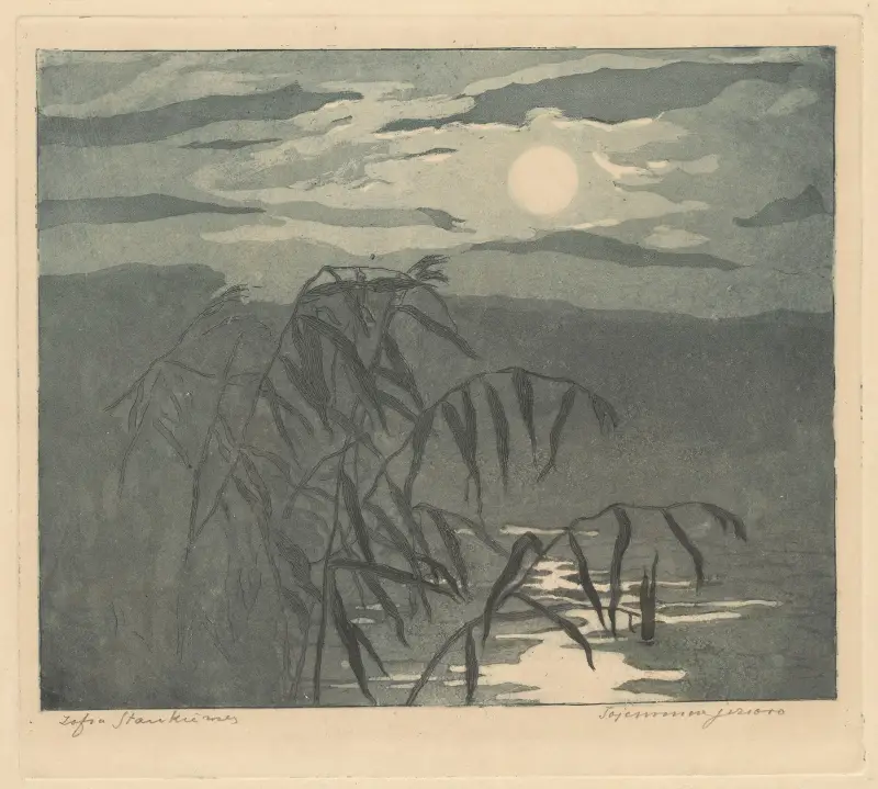 Geheimnisvoller See von Zofia Stankiewicz