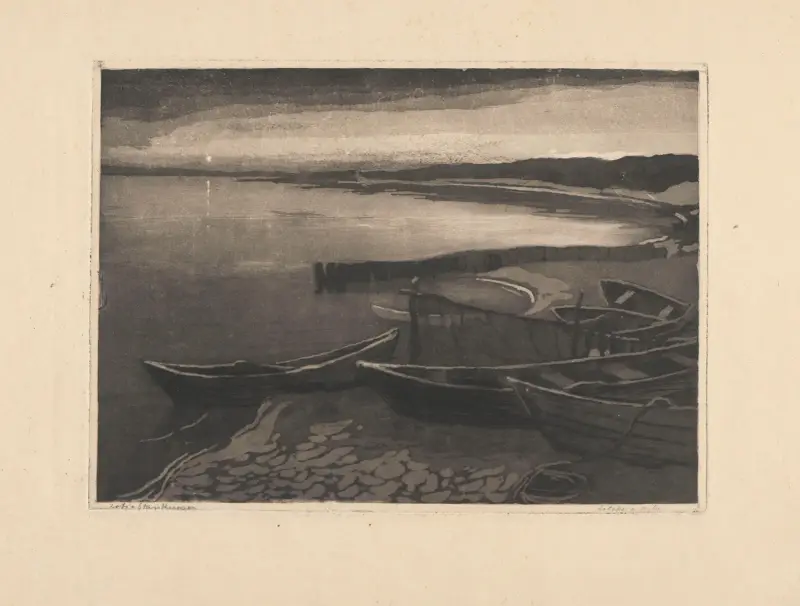Die Bucht der Halbinsel Hel von Zofia Stankiewicz