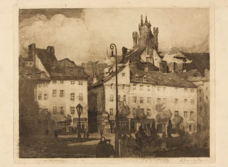 Slottstorget i Warszawa av Zofia Stankiewicz