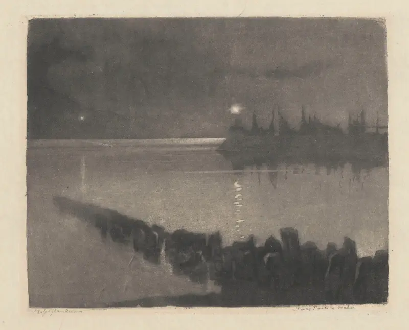 The Old Port in Hel, 1925 – nr 1 av Zofia Stankiewicz
