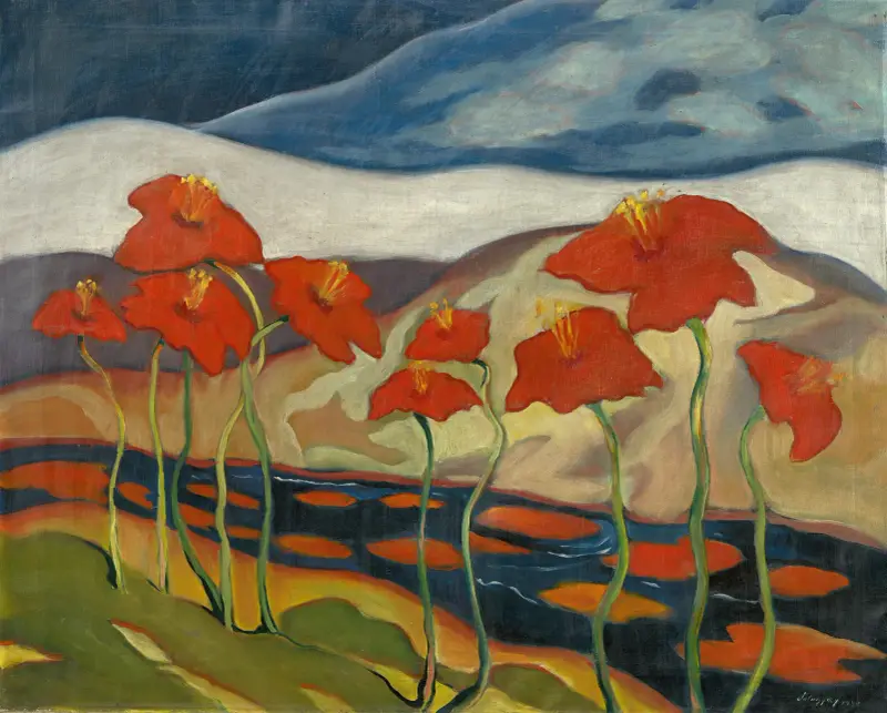 Landscape with Flowers (Nirvana) av Zolo Palugyay