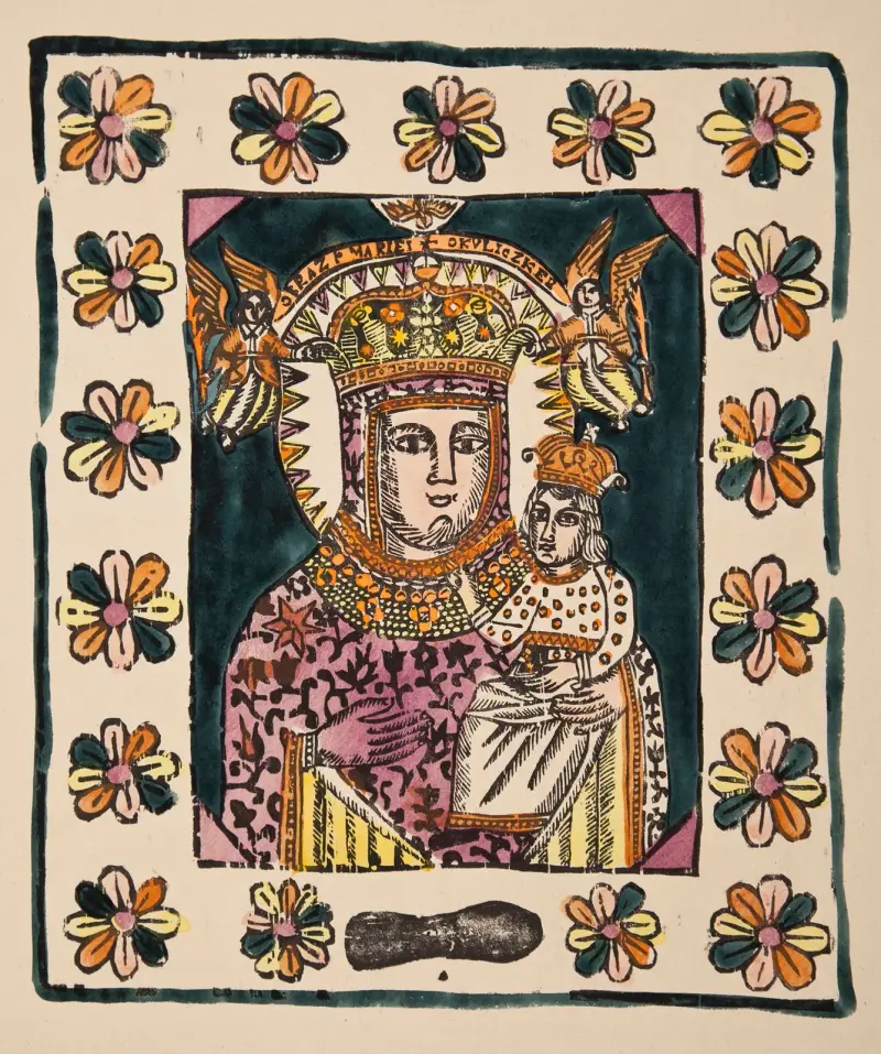 Our Lady of Okulice av Zygmunt Łazarski