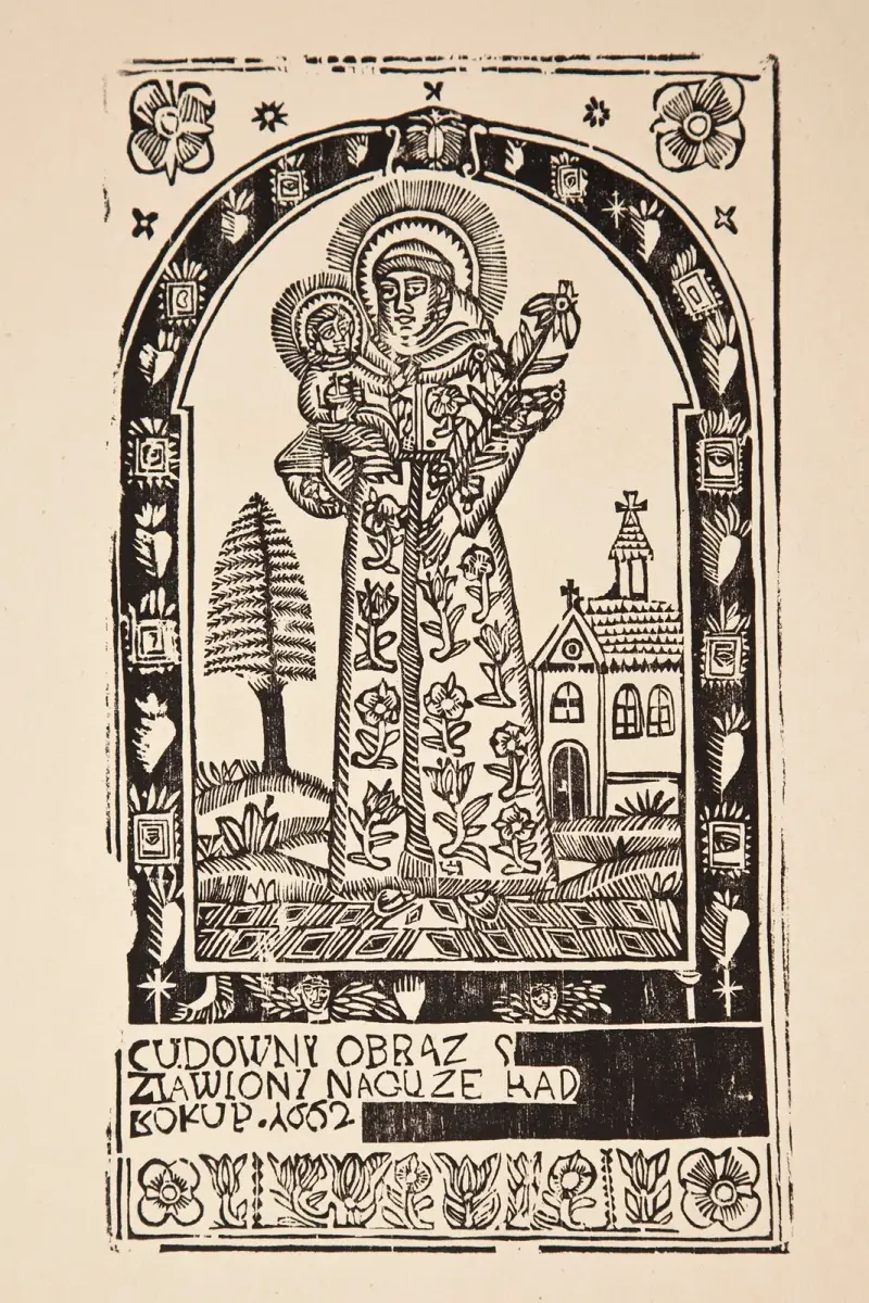 Antonius av Padua från Radecznica av Zygmunt Łazarski
