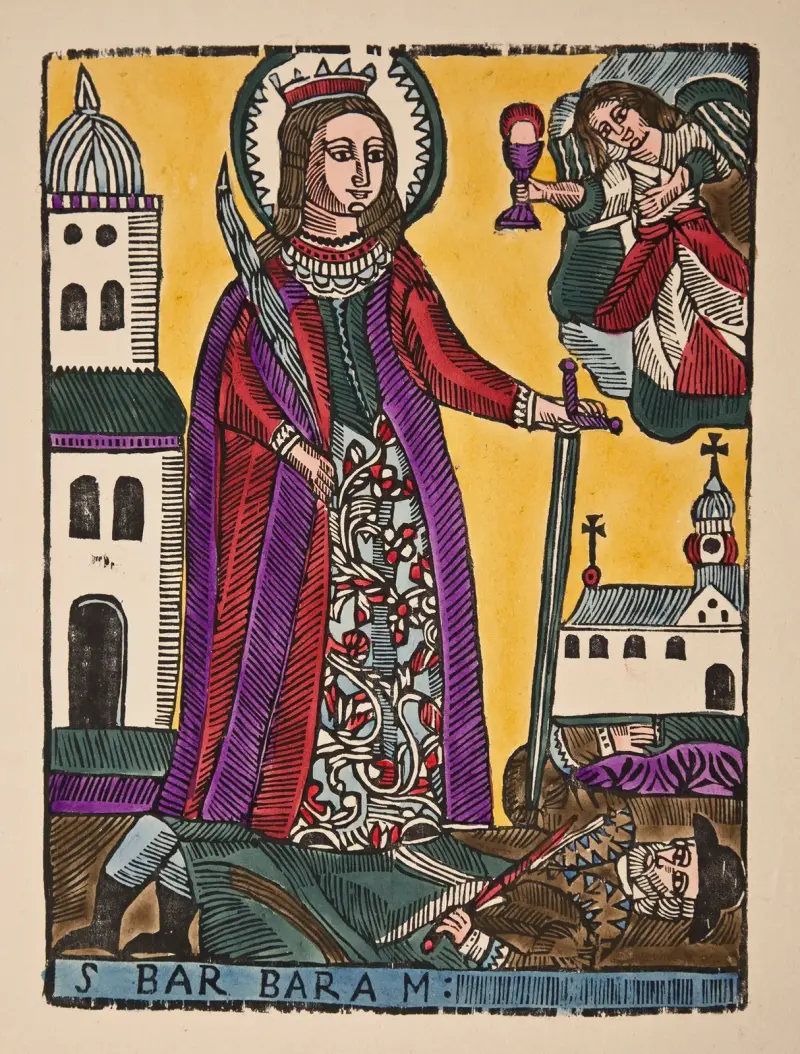 Święta Barbara, Zygmunt Łazarski