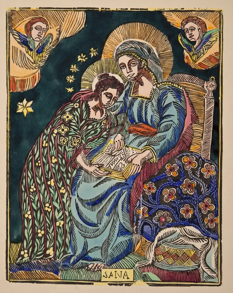 Die Erziehung der Jungfrau Maria von Zygmunt Łazarski