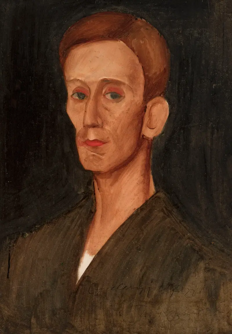 Portrait of Józef Czapski av Zygmunt Waliszewski