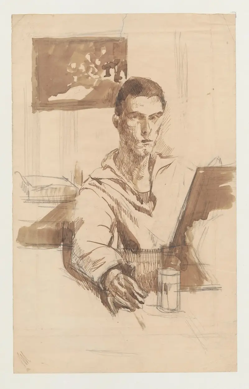 Self-portrait von Zygmunt Waliszewski