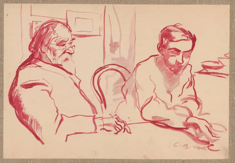 Teacher P.K.Veresov and Lev N. Sklifosovsky av Zygmunt Waliszewski